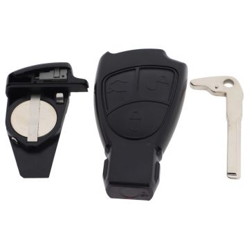 Mercedes Smart Key med 3 knappar och elektronik - NEC Chip - 625EB471  Image