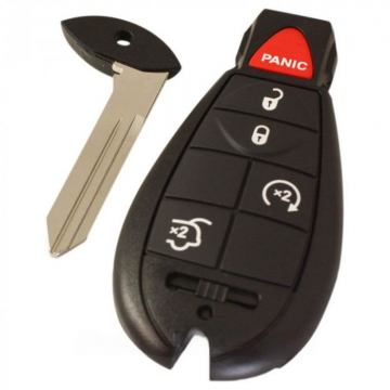 Chrysler 4-knapps smart nyckelhus med panikknapp Image