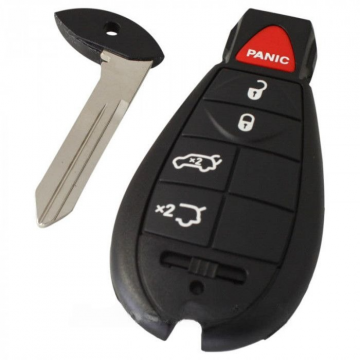 Chrysler 4-knapps smart nyckelhus med panikknapp Image