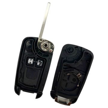 Opel 2-knapps vikbar nyckel - nyckelblad rak Image