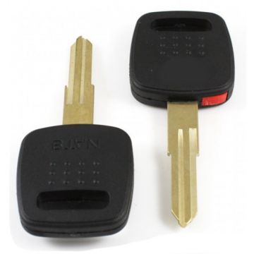 Nissan tändningsnyckel med 4D60 transponder - nyckelbladets spets Image