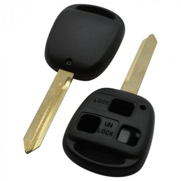 Toyota 3-knapps nyckelhus - nyckelbladets spets (+/- 49 mm) Image