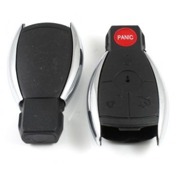 Mercedes 3-knapps Smart Key med panikknapp (modell 1) Image