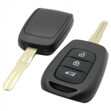 Renault 3-knapps nyckelhus - nyckelbladets spets (modell 2) Image