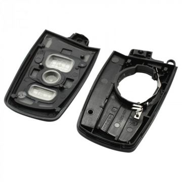 BMW 3-knapps Smart Key-hus (röd rand) - för BMW 3,5,7-serien Image