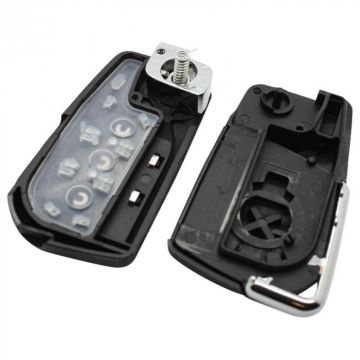 Toyota 3-knapps vikbar nyckel - nyckelblad rak Image