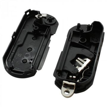 Fiat 3-knapps viknyckel mörkblå - nyckelblad rak Image