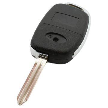 Hyundai 3-knapps vikbar nyckel - nyckelbladspets med skåra höger (modell 5) Image