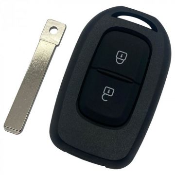 Renault 2-knapps nyckelhus - nyckelblad rakt (modell 2) Image