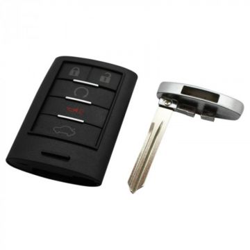 Cadillac 4-knapps smart nyckelhus med panikknapp (modell 2) Image