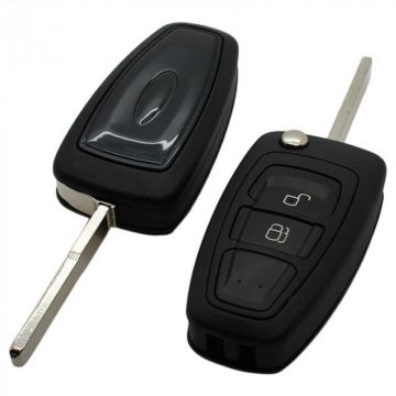 Ford 2-knapps vikbar nyckel - nyckelblad rakt Image