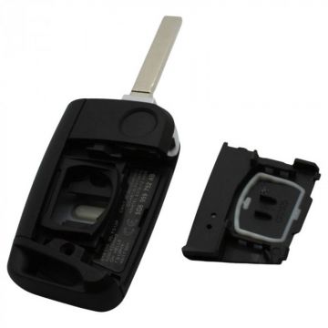 Volkswagen 3-knapps viknyckel - nyckelblad rak HU162T (modell 3) Image