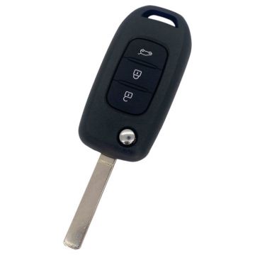 Dacia 3-knapps vikbar nyckel - nyckelblad rak Image