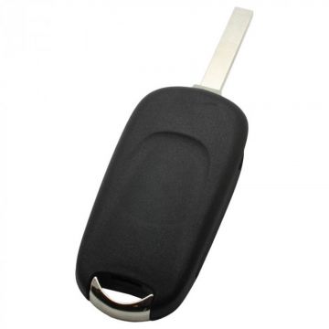 Opel 3-knapps vikbar nyckel - nyckelblad rak Image