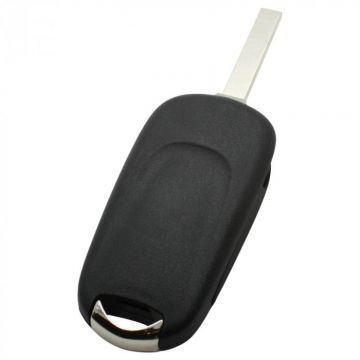 Opel vikbar nyckel med 2 knappar - nyckelblad rakt (modell 3) Image