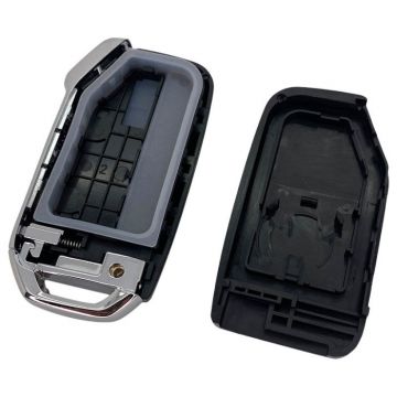 Kia 3-knapps Smart Key-hus - nyckelblad rakt - batterihållare typ 2 Image