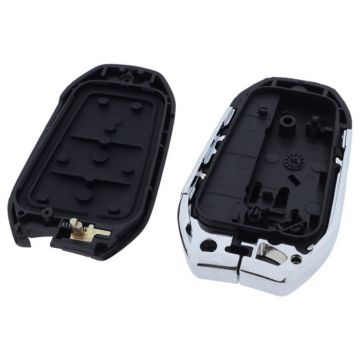 Citroën 3-button Smart Key Housing - tryckknappsbelysning - nyckelblad rakt Image