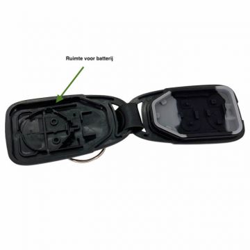 Kia fjärrkontroll med 3 knappar och batterihållare Image