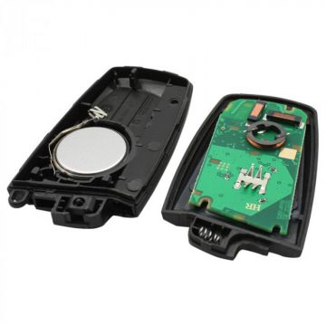 BMW 4-knapps smart nyckelhus med elektronik 433MHZ - PCF7953-transponder Image