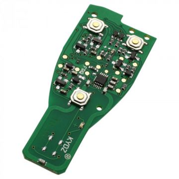 Mercedes 3-knapps smart nyckelhus med elektronik 433MHZ (modell 2) Image