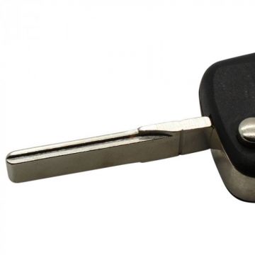 Seat 2-knapps vikbar nyckel - nyckelblad rak med skåra med elektronik 433MHZ - ID48 transponder - 1JO959753AG Image