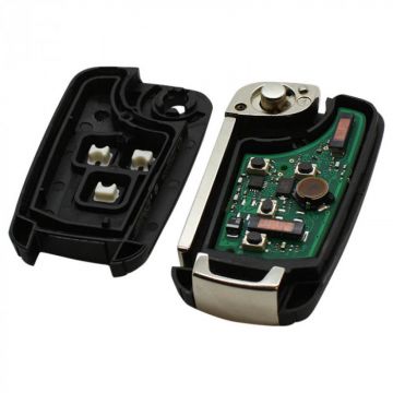Chevrolet 3-knapps vikbar nyckel med elektronik 433MHZ - PCF7952 transponder Image
