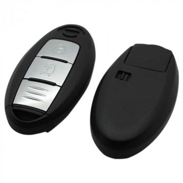 Nissan 2-knapps smart nyckelhus med elektronik 434MHZ - ID46-transponder Image
