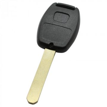 Honda nyckelhus med 2 knappar - nyckelblad rakt med elektronik 433MHZ - ID48 transponder (modell 2) Image