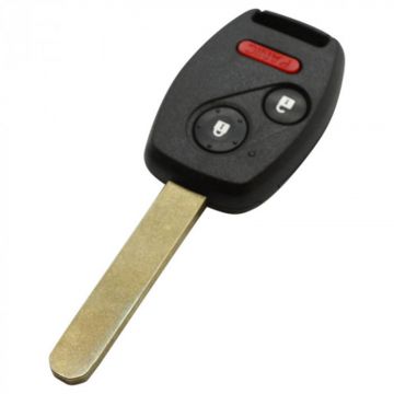 Honda 2-knapps nyckelhus med panikknapp med elektronik 433MHZ - ID48-transponder