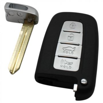 Kia 3-knapps smart nyckelhus med elektronik 434MHZ - PCF7952 - ID46-transponder Image