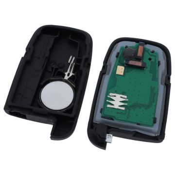 Hyundai 4-knapps smart nyckel med elektronik 434MHZ- PCF7952 - ID46-transponder Image