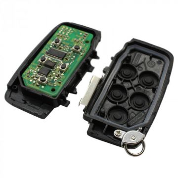 Land Rover 4-knapps smart nyckel med panikknapp med elektronik 315MHZ - PCF7953 transponder Image
