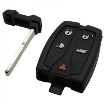 Land Rover 4-knapps smart nyckel med panikknapp med elektronik 434MHZ - PCF7945 transponder Image