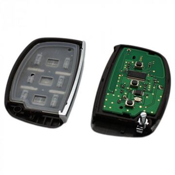 Hyundai 3-knapps smart nyckel med elektronik 433MHZ - ID47 - Hitag3-transponder för Hyundai Tucson Image