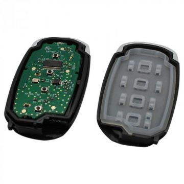 Hyundai 4-knapps smart nyckel med elektronik 434MHZ- HITAG 3 - ID47-transponder Image