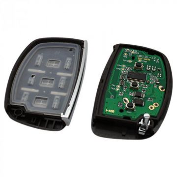 Hyundai 3-knapps smart nyckel med elektronik 433MHZ - ID46 - PCF7945 transponder för Hyundai IX35 Image