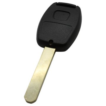 Honda 3-knapps nyckelhus med panikknapp - nyckelblad rakt med elektronik 433MHZ - ID48-transponder Image