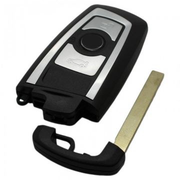 BMW 3-knapps smart nyckelhus med elektronik 315MHZ - PCF7953 PC1800-transponder Image