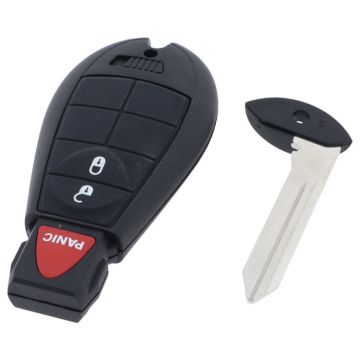 Dodge Smart Key med 2 knappar och panikknapp med elektronik - ID46 PCF7961 - GQ4 53T Image