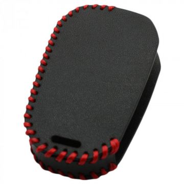 Peugeot 3-knapps flip-key nyckelhölje - svart (modell 2) Image