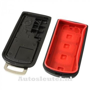 Mitsubishi 3-knapps Smart Key-hus inklusive nödnyckel Image