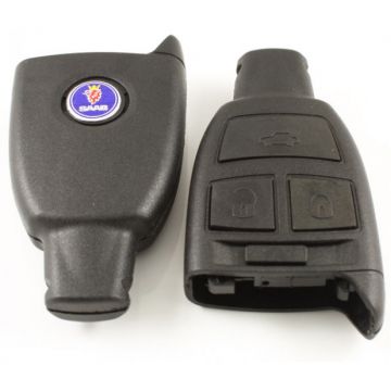 Saab 3-knapps smart nyckelhus - utan nyckelblad Image