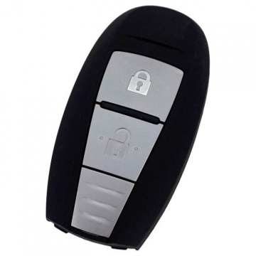 Suzuki 2-knapps smart nyckelhus med elektronik 434MHZ - PCF7953 transponder (OEM) Image