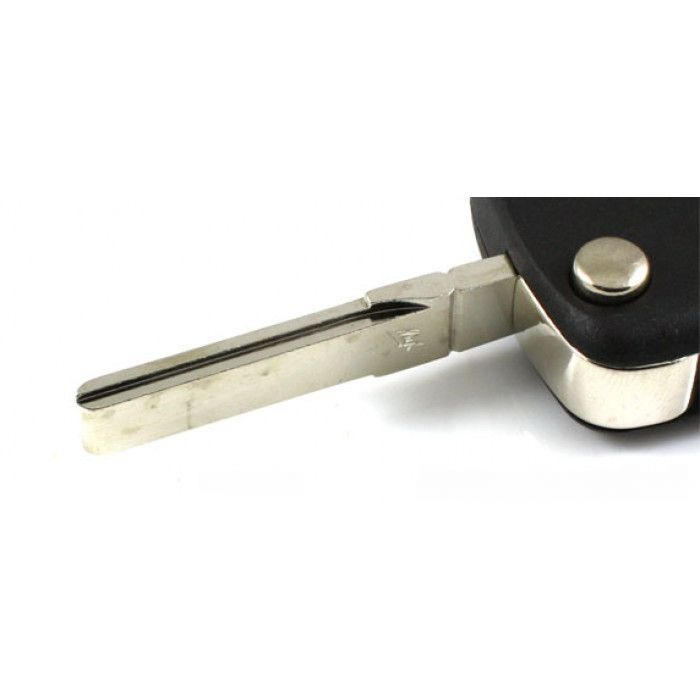 Seat 3-knops klapsleutel - sleutelbaard recht met inkeping zijkant (nieuw model)