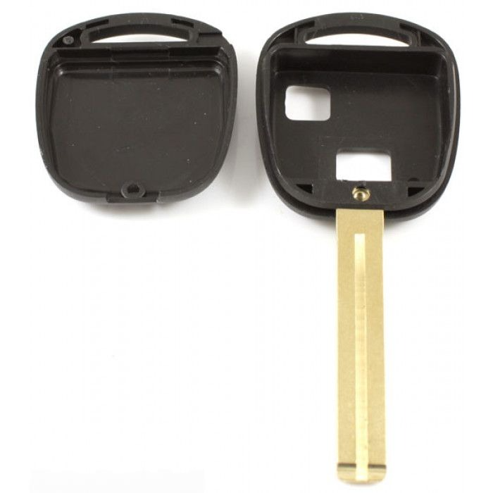 Toyota 2-knops sleutelbehuizing - sleutelbaard recht (+/- 46mm)