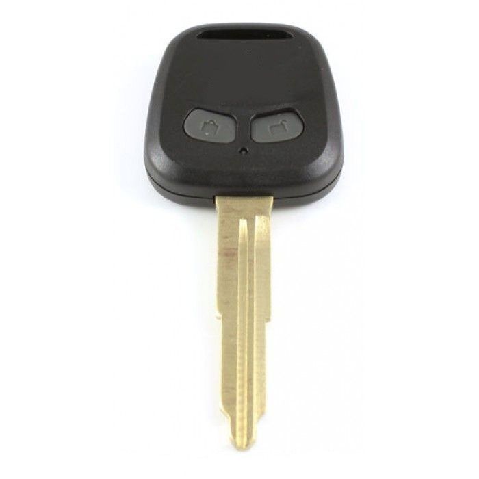 Mitsubishi 2-knapps nyckelhus - nyckelbladets spets med skåra höger main product photo