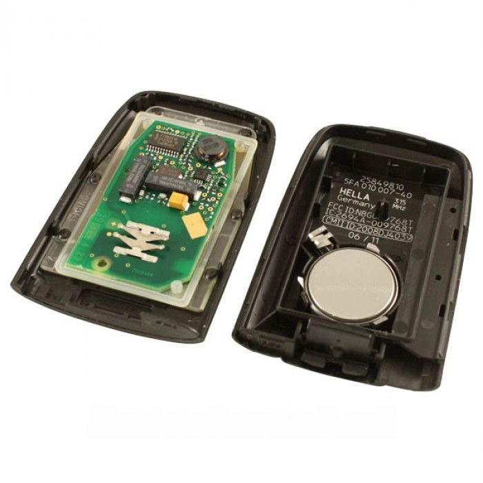 Saab 5-knops smart key met elektronica 315MHZ- zonder sleutelbaard