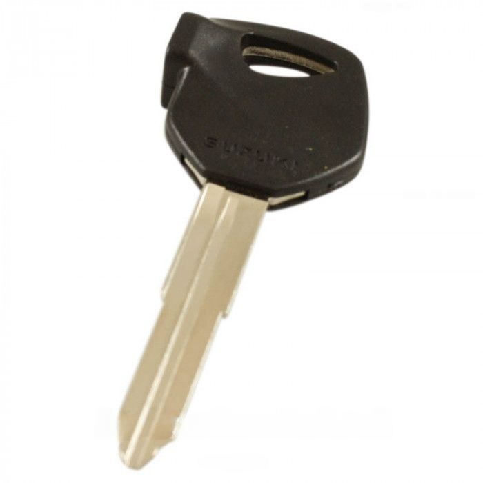 Suzuki motorcykelnyckel svart - nyckelbladets spets (modell 4) main product photo