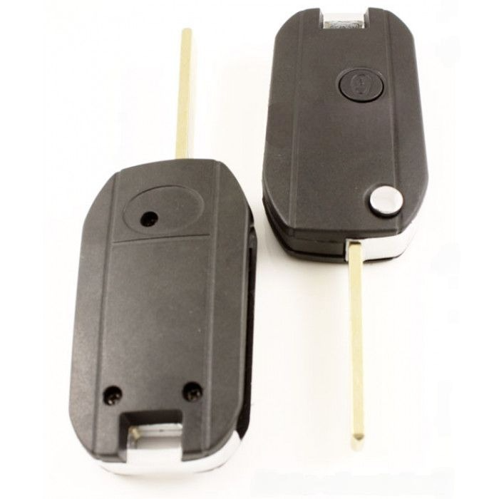 Mini 2-knops klapsleutel - sleutelbaard recht (ombouwset)
