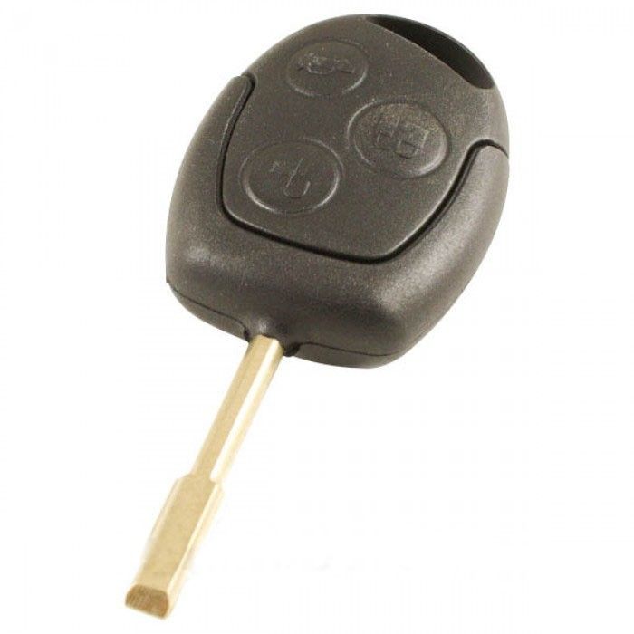Ford 3-knapps nyckelhus - nyckelblad rund main product photo